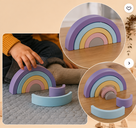0029 MONTESSORI RAINBOW STACK
